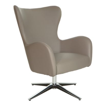 Picture of Office Star Wilma Swivel Arm Chair, Gray