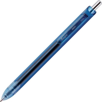 Picture of Integra Quick-Dry Gel Ink Retractable Pens, 0.7 mm, Blue Ink, Pack Of 12 Pens