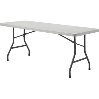 Picture of Lorell Ultra-Lite Economy Folding Table, 29-3/10inH x 72inW x 30inD, Gray