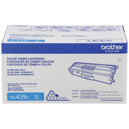 Picture of Brother TN-439 Cyan Extra-High Yield Toner Cartridge, TN-439C