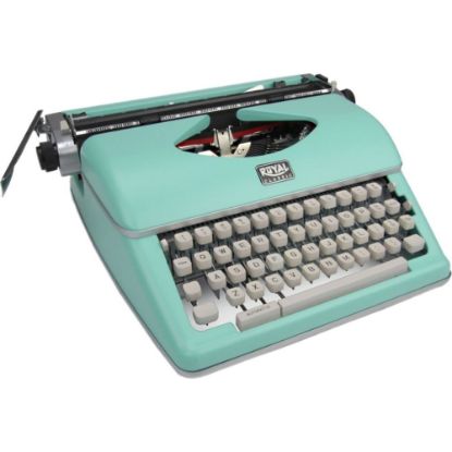 Picture of Royal Classic Manual Typewriter - Mint - 11in Print Width - Impression Control Lever, Paper Support Bar, Ribbon Color Selector, Tab Position, Line Spacing