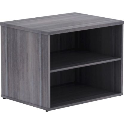 Picture of Lorell Relevance 2-Shelf Open Storage, Charcoal