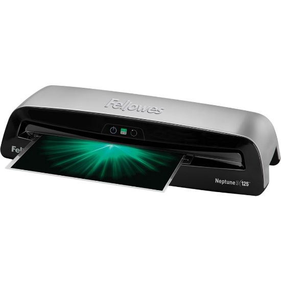 Picture of Fellowes Neptune3  Thermal 125 12.5in Laminator With Combo Kit, 12.5in Wide, Black/Silver