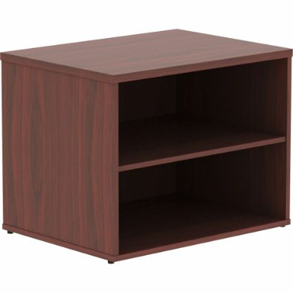 Picture of Lorell Relevance 2-Shelf Open Storage, Mahogany