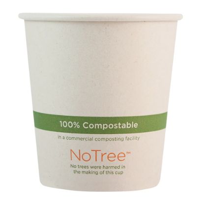 Picture of World Centric NoTree Paper Hot Cups, 10 Oz, Natural, Pack Of 1,000 Cups