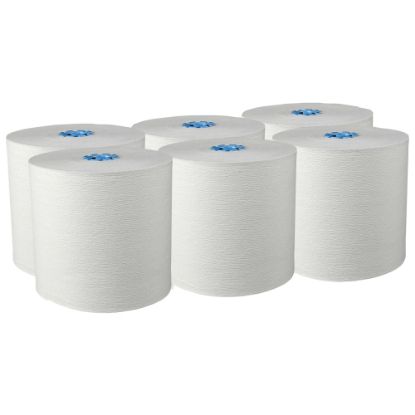 Picture of Scott Pro Absorbency Pockets Hard-Roll 1-Ply Paper Towels For Blue Core Dispensers, FSC Certified, 1150ft Per Roll, Pack Of 6 Rolls