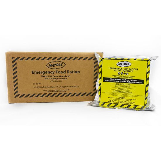 Picture of Mayday Industries Emergency Food Bars, 3,600 Calories, Case Of 20 Bars