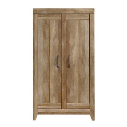 Picture of Sauder Adept Wide Wood Storage Cabinet, Craftsman Oak