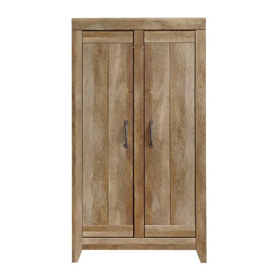 Picture of Sauder Adept Wide Wood Storage Cabinet, Craftsman Oak