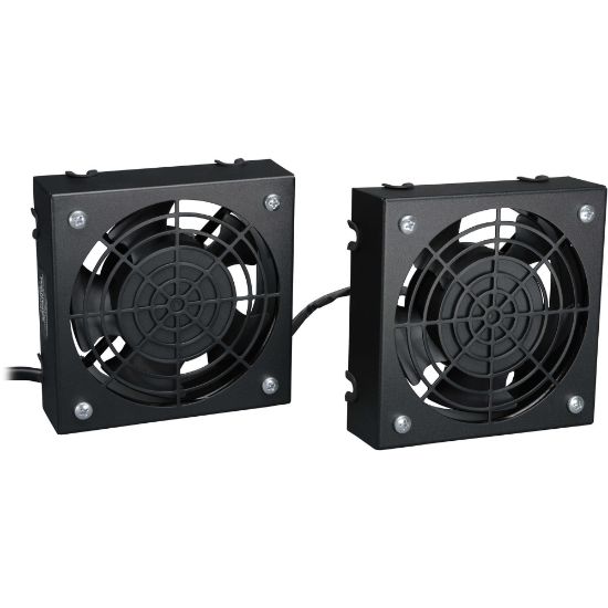 Picture of Tripp Lite SmartRack Wall-Mount Roof Fan Kit Dual 230V High-Performance Fans 210 CFM 3 ft. (0.91 m) Cord C14 Input - 210 CFM - 50 dB Noise