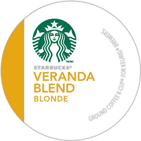 Picture of Starbucks Single-Serve Coffee K-Cup, Veranda Blend, Carton Of 24