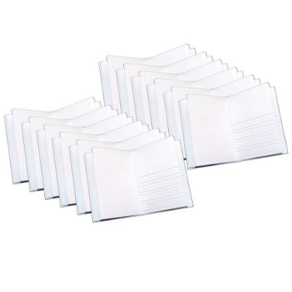 Picture of Ashley Productions Hardcover Notebooks, 6in x 8in, Primary Rule, 14 Sheets, White, Pack Of 12 Notebooks