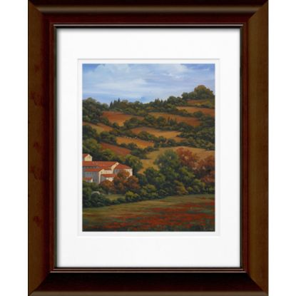 Picture of Timeless Frames Katrina Framed Floral Artwork, 11in x 14in, Brown, Italian Countryside