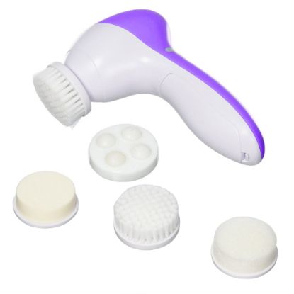 Picture of Pursonic Advanced Facial Cleansing Brush, 6inH x 8inW x 2inD, Purple