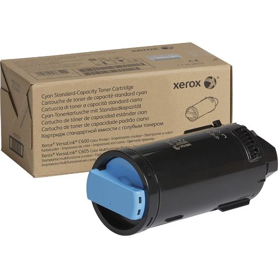 Picture of Xerox Original Standard Yield Laser Toner Cartridge - Cyan - 1 Each - 6000 Pages