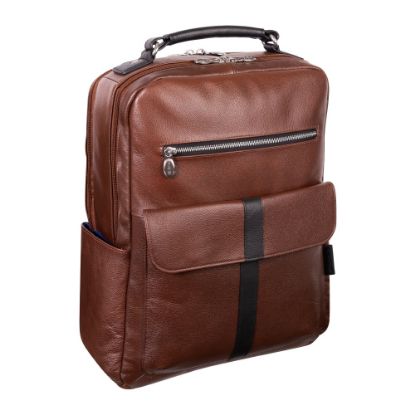 Picture of McKleinUSA Logan Backpack With 17in Laptop Pocket, Brown