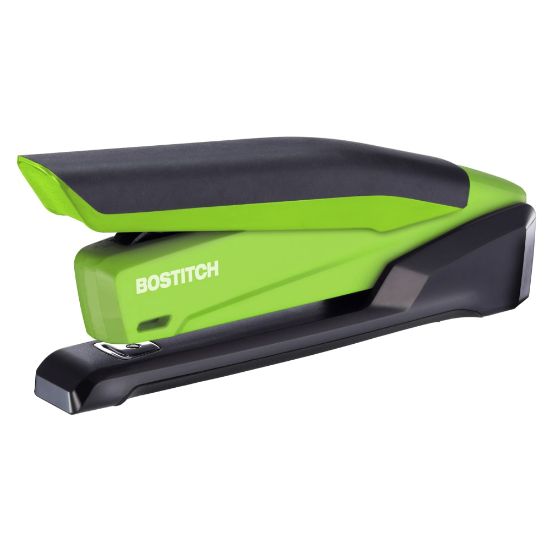 Picture of PaperPro InPower Spring-Powered Desktop Stapler With Antimicrobial Protection, 20-Sheet Capacity, Green