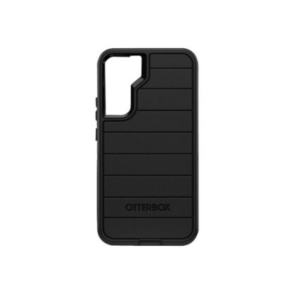 Picture of OtterBox Defender Series Pro Rugged Carrying Case (Holster) Samsung Galaxy S22+ Smartphone - Black - Lint Resistant Port, Bacterial Resistant Exterior, Dust Resistant Port, Dirt Resistant Port, Bacterial Resistant, Scrape Resistant, Drop Resistant