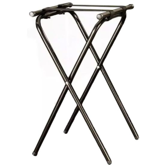 Picture of American Metalcraft Deluxe Folding Tray Stands, 19-1/2in x 15in x 31in, Black, Pack Of 6 Stands