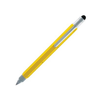 Picture of Monteverde One Touch Tool Pencil, 0.9 mm, #2 Soft, Yellow Barrel, Black Lead