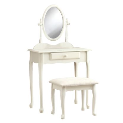 Picture of Monarch Specialties Glenys Vanity Set, 51-3/4inH x 28inW x 16inD, Antique White