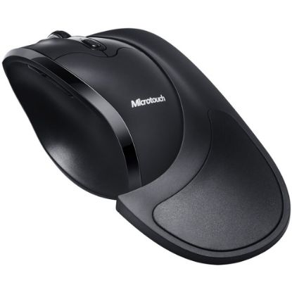 Picture of Goldtouch Newtral 3 Medium Black Mouse Wireless, Right Handed - Wireless - Radio Frequency - Black - 1 Pack - 1600 dpi - Scroll Wheel - 6 Button(s) - Right-handed