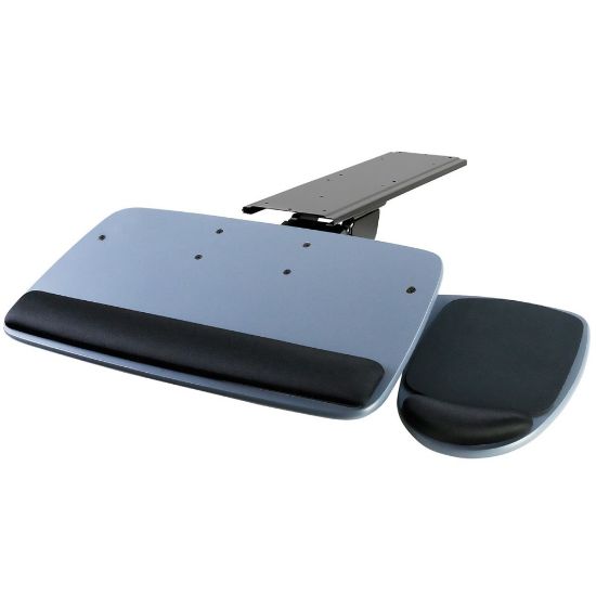 Picture of Mount-It! MI-7137 Adjustable Keyboard And Mouse Tray, 20-1/2in, Blue