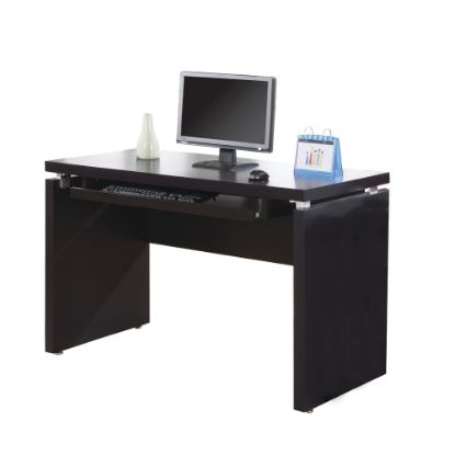 Picture of Monarch Specialties 48inW Computer Desk With Keyboard Tray, Cappuccino