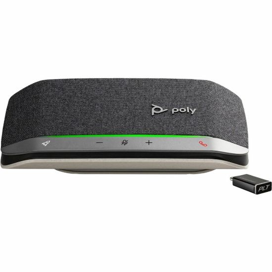 Picture of Poly Sync 20+ Wired/Wireless Bluetooth Speakerphone - Silver - 3 - 40 mm Speaker(s)