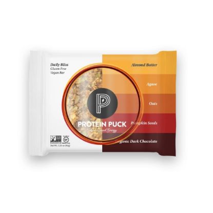 Picture of Protein Puck Almond Butter Dark Chocolate Protein Bars, 3.25 Oz., Box of 16