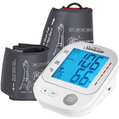 Picture of Sunbeam 16994 Upper Arm Blood Pressure Monitor, White