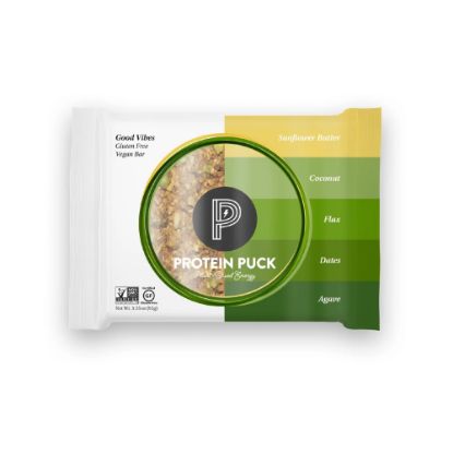 Picture of Protein Puck Sun Butter, Coconut, Almond Paleo Protein Bars, 3.25 Oz., Box of 16