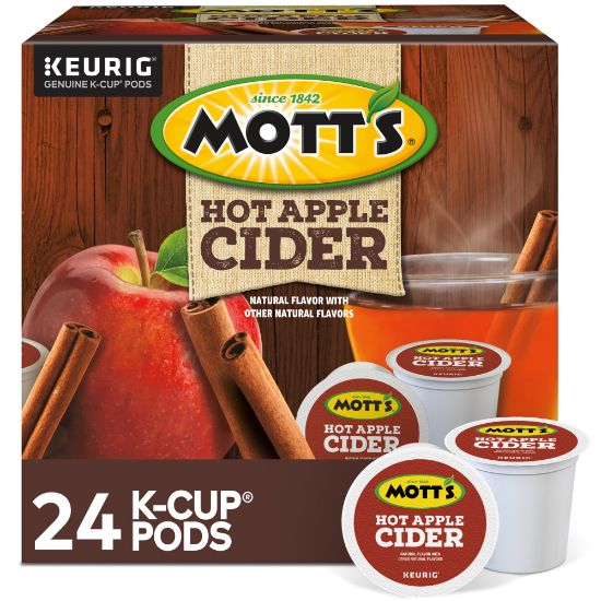 Picture of Motts Single-Serve K-Cup Pods, Hot Apple Cider, Pack Of 24