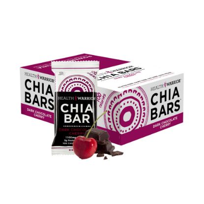 Picture of Health Warrior Chia Bars, Dark Chocolate Cherry, 0.88 Oz, Box Of 15