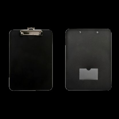 Picture of Baumgartens Unbreakable Clipboard, 8 1/2in x 11in, 90% Recycled, Black