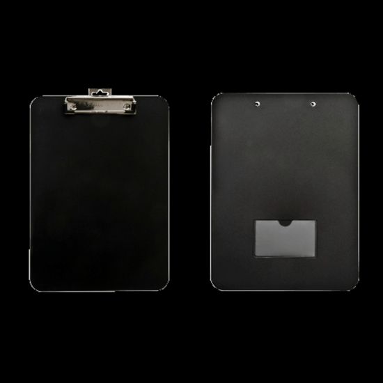 Picture of Baumgartens Unbreakable Clipboard, 8 1/2in x 11in, 90% Recycled, Black