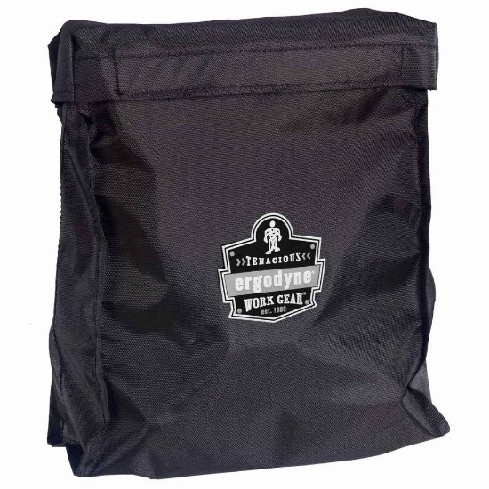 Picture of Ergodyne Arsenal 5183 Full-Mask Respirator Bag, 10inH x 4-1/2inW x 9-1/2inD, Black