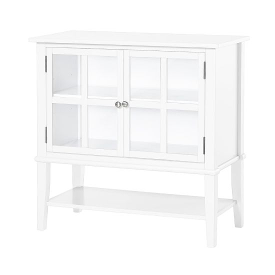 Picture of Ameriwood Home Franklin 2-Door Storage Cabinet, 2 Shelves, White