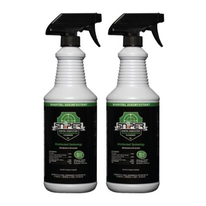 Picture of Sniper Hospital Disinfectant Odor Eliminator & All-Purpose Cleaner Spray, 32 Oz, Case Of 2 Bottles