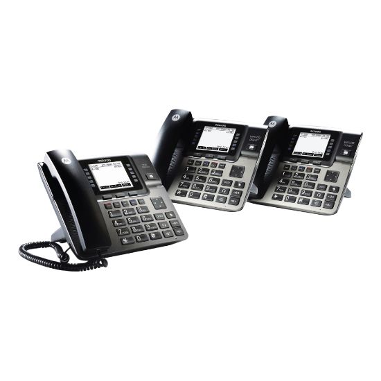 Picture of Motorola 4-Line Desk Phone Base Station Set, ML1002D