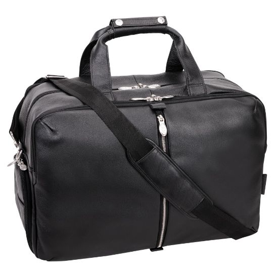 Picture of McKleinUSA Avondale Travel Duffel Bag With 17in Laptop Pocket, Black