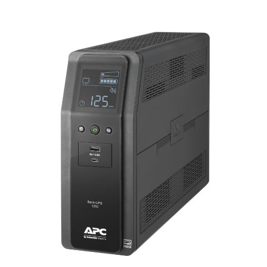 Picture of APC Back-UPS Pro 10-Outlet Tower Uninterruptible Power Supply, 1,350VA/810 Watts, BN1350M2