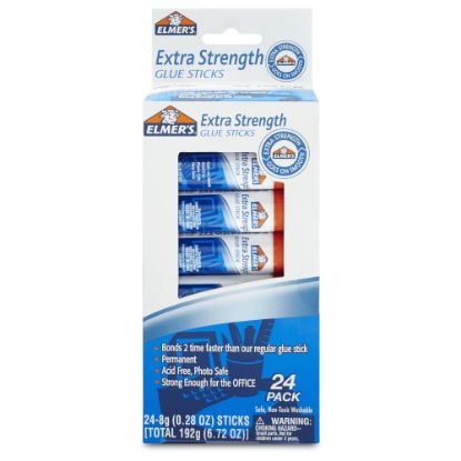 Picture of Elmers Extra-Strength Office Glue Sticks, 0.28 Oz., Pack Of 24