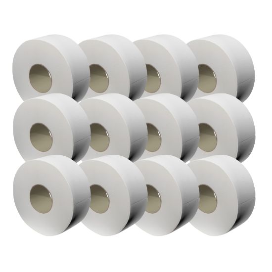 Picture of Livi Jumbo 2-Ply Toilet Paper, 850ft Per Roll, Pack Of 12 Rolls