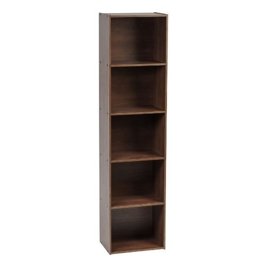 Picture of IRIS Yama 67inH 5-Tier-Shelf, Brown