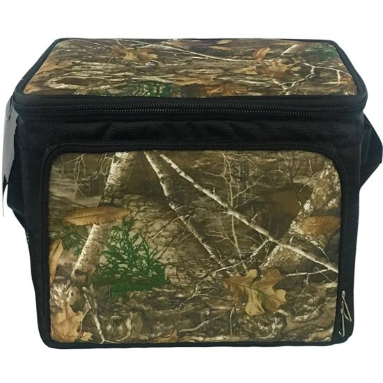 Picture of Brentwood Kool Zone 30-Can Insulated Cooler Bag With Hard Liner, 10-1/2inH x 15-3/4inW x 12-1/4inD, Realtree Edge Camo