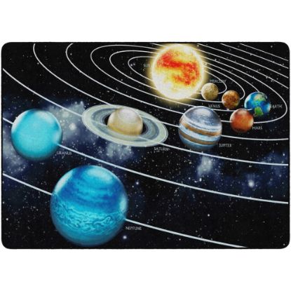 Picture of Flagship Carpets Traveling The Solar System Area Rug, 6ftH x 8ft4inW