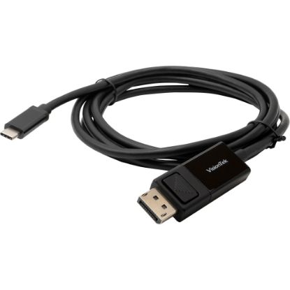 Picture of VisionTek USB-C to DisplayPort 1.4 Bi-Directional 2M Active Cable (M/M) - USB-C DisplayPort Cable Bi-Directional Male to Male with UHD 4K 60 Hz support and HDR 2 meter 6.6 Feet