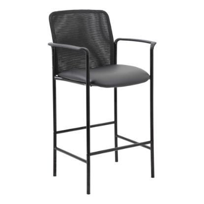 Picture of Boss Office Products Contemporary Mesh Counter Stool, Black