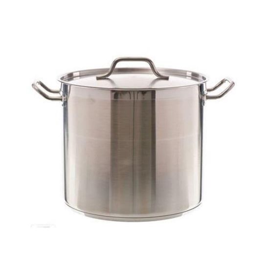 Picture of Update International SuperSteel Stock Pot, 20 qt, Silver